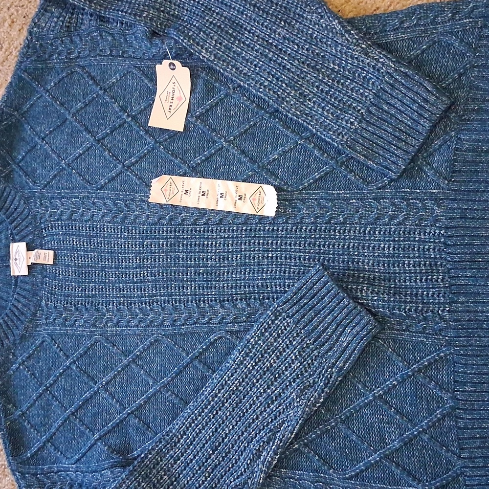 St. John's Bay Teal Knit Sweater